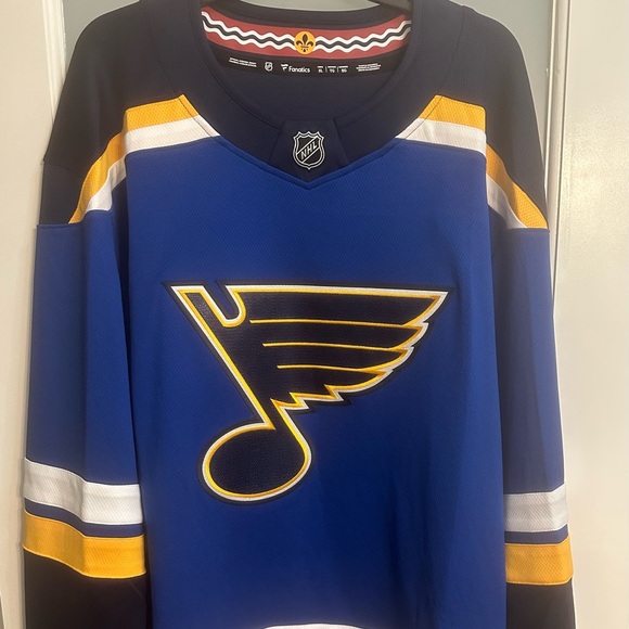 Fanatics Other - St Louis Fanatics Blue and Yellow Hockey Jersey